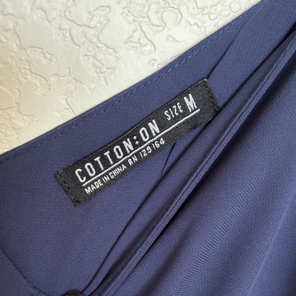 Cotton On Deep Blue Slip Dress - Picture 2 of 2